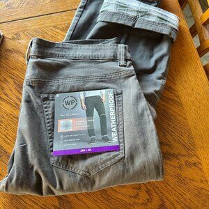 NWT Weather Proof flannel lined men's pants